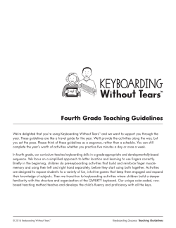 Fourth Grade Teaching Guidelines