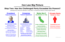 Constitutional Law Step Two Powers of Challenged Party pdf