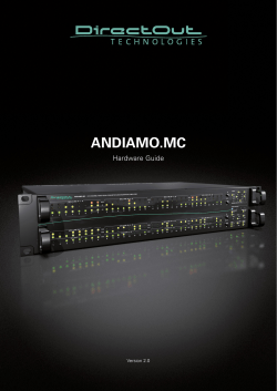 ANDIAMO.MC Hardware Guide