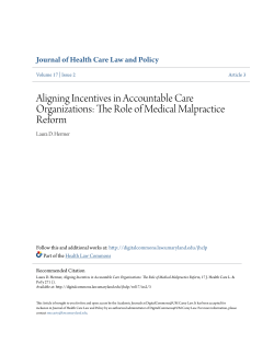 Aligning Incentives in Accountable Care Organizations: The Role of