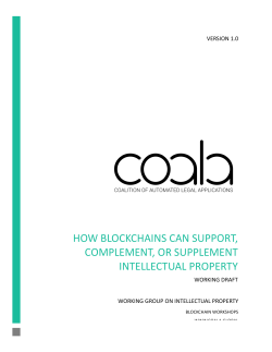 how blockchains can support, complement, or supplement