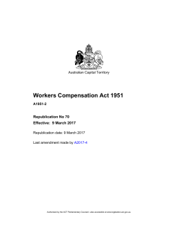 Workers Compensation Act 1951