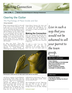 Touching Connection Live in such a way that you would not be