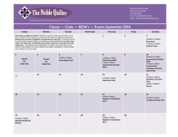 TNQ September Calendar