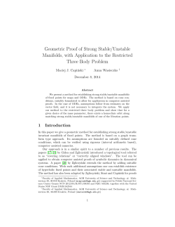 Geometric Proof of Strong Stable/Unstable Manifolds, with