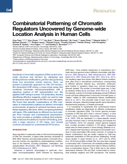 Combinatorial Patterning of Chromatin Regulators Uncovered