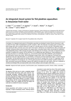An integrated closed system for fish