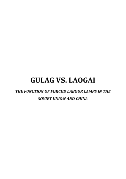 gulag vs. laogai - Utrecht University Repository