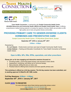 providing primary care to gender-divserse clients: hormones and