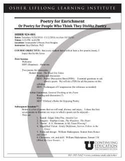 Poetry for Enrichment