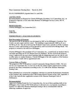 March 24, 2014 - City of Monona