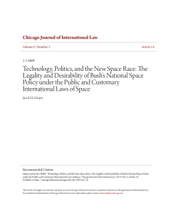 Technology, Politics, and the New Space Race