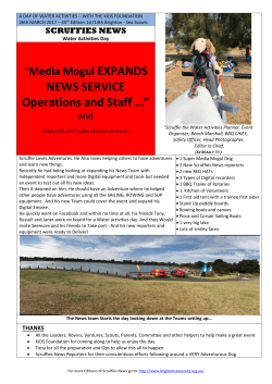 scruffies news - Brighton Sea Scouts