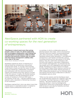 NextSpace partnered with HON to create co