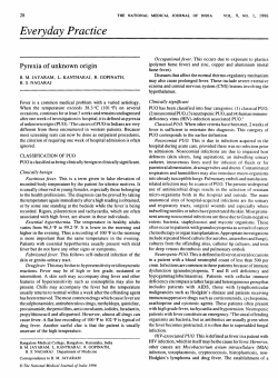 everyda y practice - The National Medical Journal of India, On the