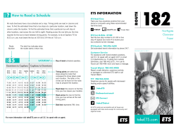 Route 182 Schedule and Map