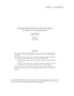 A Graph Coloring Result and Its Consequences For Polygon