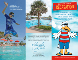 Fly over to the Shoals Club for blue skies and summer fun!