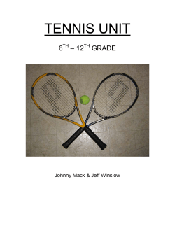 TENNIS UNIT
