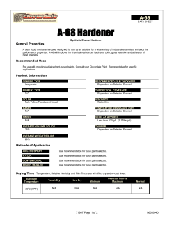 A-68 Hardener - Cloverdale Paint