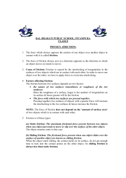 FRICTION - Balbharatipp.org