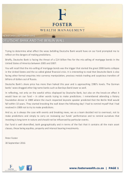 deutsche bank and the berlin wall