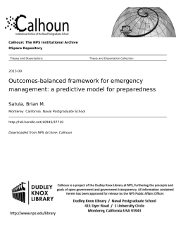 Outcomes-balanced framework for emergency