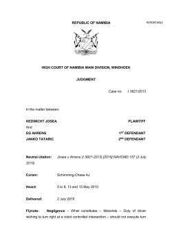 Josea v Ahrens (I 3821-2013) [2015] NAHCMD 157 (2