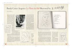 Bandy Center Acquires Les Fleurs du Mal