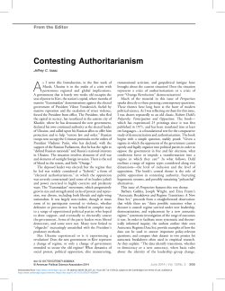 Contesting Authoritarianism - Cambridge University Press
