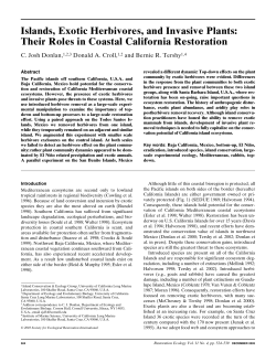 Islands, Exotic Herbivores, and Invasive Plants