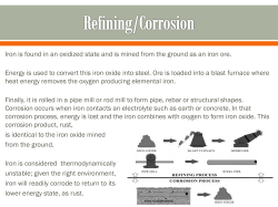 CORROSION FUNDAMENTALS and CATHODIC PROTECTION
