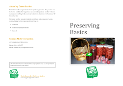 Preserving Basics