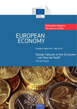 Design Failures in the Eurozone - can they be fixed?