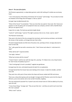 Stave 4 - The Last of the Spirits THE Phantom approached, in a