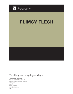Flimsy Flesh - JMMIndia.org