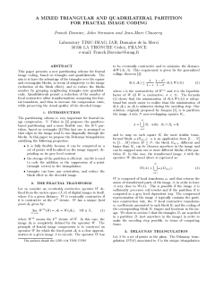 A MIXED TRIANGULAR AND QUADRILATERAL PARTITION FOR