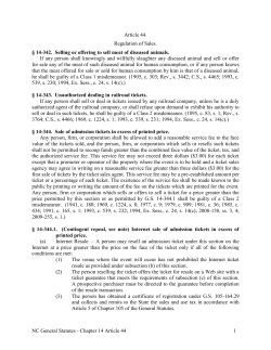 NC General Statutes - Chapter 14 Article 44 1 Article 44. Regulation