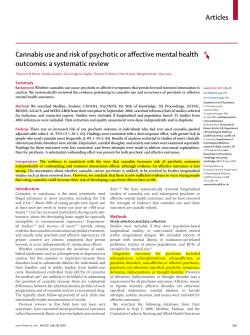Cannabis use and risk of psychotic or affective