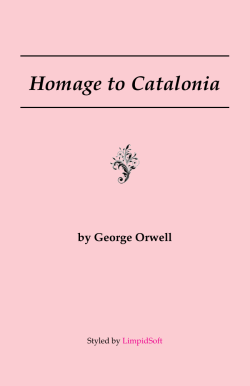 Homage to Catalonia