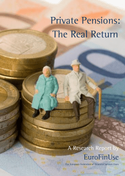 Private Pensions: The Real Returns