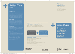 for your contract mobile phone