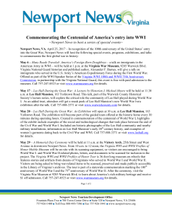 Commemorating the Centennial of America`s entry into WWI