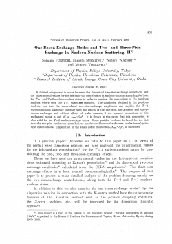 One-Boson-Exchange Modes and Two- and Three