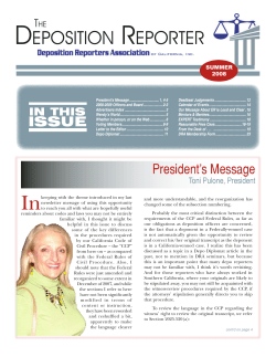 Deposition Reporters Association