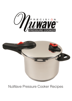 NuWave Pressure Cooker Recipes