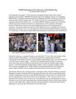 2016 75th Pearl Harbor Article - Military Order of the Purple Heart