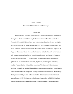 The Historical Amasa Delano and his Voyages