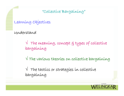 Collective Bargaining - E