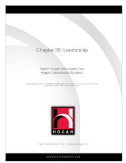 Chapter 36: Leadership